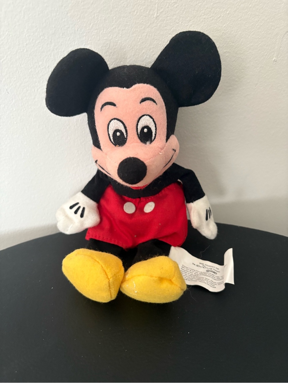 Vintage 80’s Disney Mickey Mouse Beanbag Plush Toy